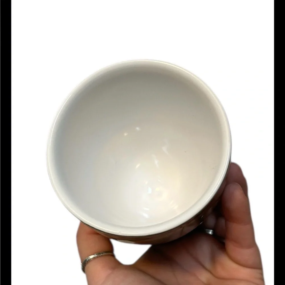 2008 Starbucks by Aida Double-Walled No Handle Ceramic Mug In Green - Picture 3 of 3